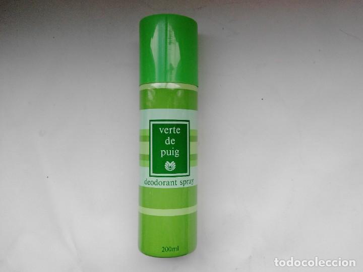 Miniaturas de perfumes antiguos: DESODORANTE VERTE DE PUIG 200 ML - NUEVOS A ESTRENAR