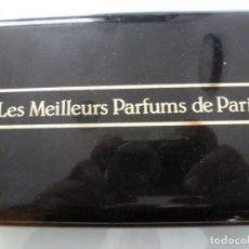 Miniaturas de perfumes antiguos: LES MEILLEURS DE PARIS - FOTO 612 - 10 PERFUMES , TODO SIN ESTRENAR. Lote 300385473