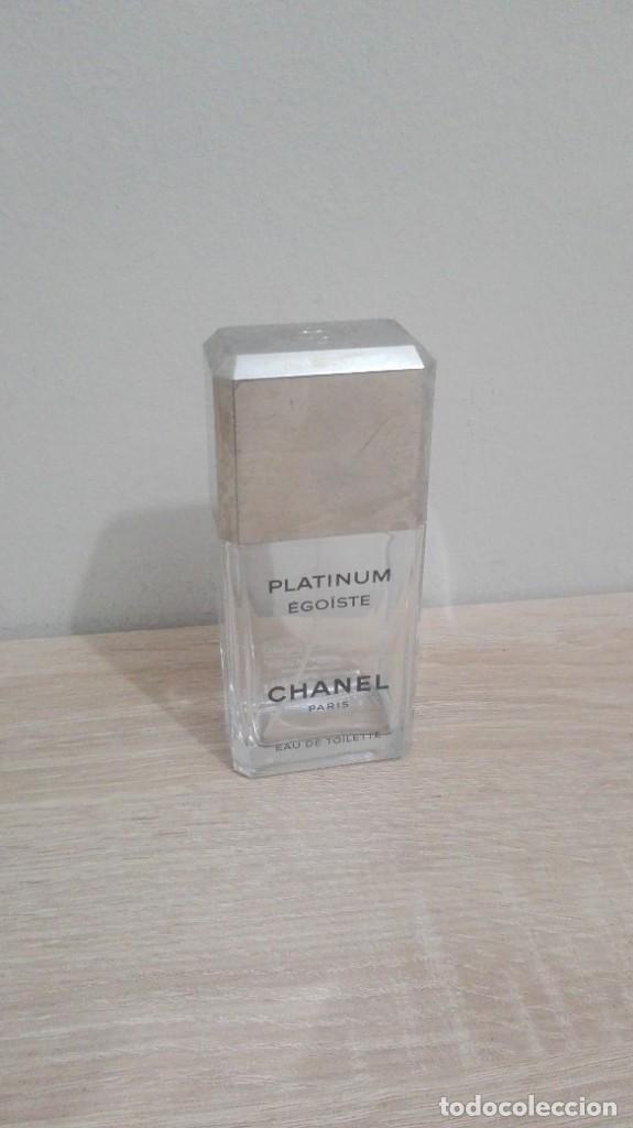 Miniaturas de perfumes antiguos: COLONIA PLATINUM EGOISTE DE CHANEL-PAR&Iacute;S 100 ML.,SPRAY FRASCO VAC&Iacute;O.A&Ntilde;OS 90.