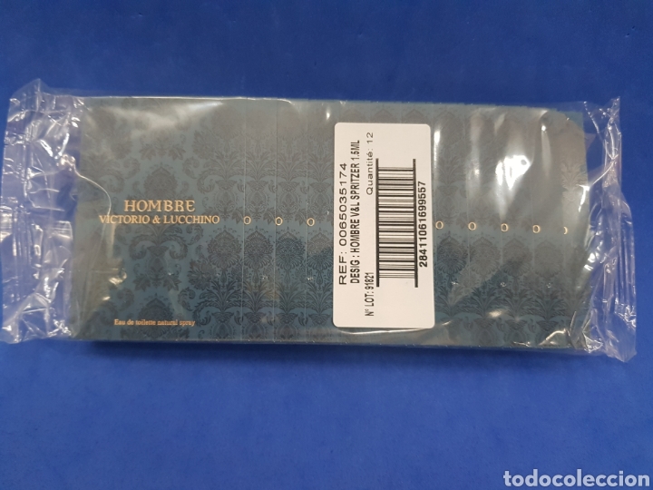 Miniaturas de perfumes antiguos: HOMBRE ,Victorio & Lucchino, 12 vaporizadores de 1,5ml