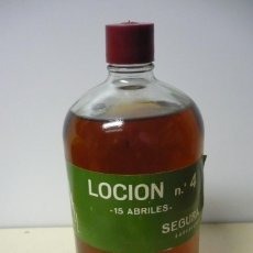 Miniaturas de perfumes antiguos: LOCION Nº 4 -15 ABRILES- SEGURA BARCELONA. Lote 302316123