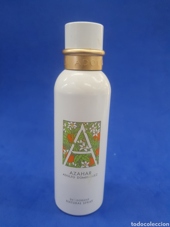 Miniaturas de perfumes antigos: Azahar Adolfo Dom&iacute;nguez, desodorante
