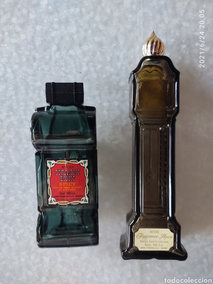 Miniaturas de perfumes antiguos: Frascos antiguos AV&Oacute;N - Foto 3