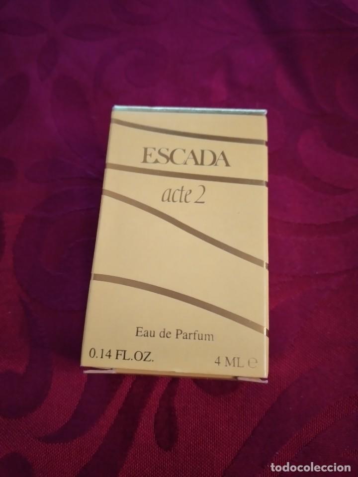 Miniaturas de perfumes antiguos: Escada acte 2, 4 ml, - Foto 1