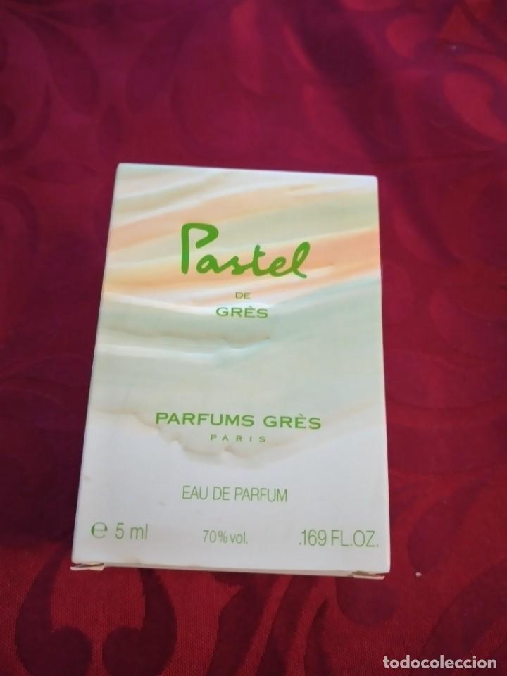 Miniaturas de perfumes antiguos: Pastel de gres paris , 5 ml, - Foto 1