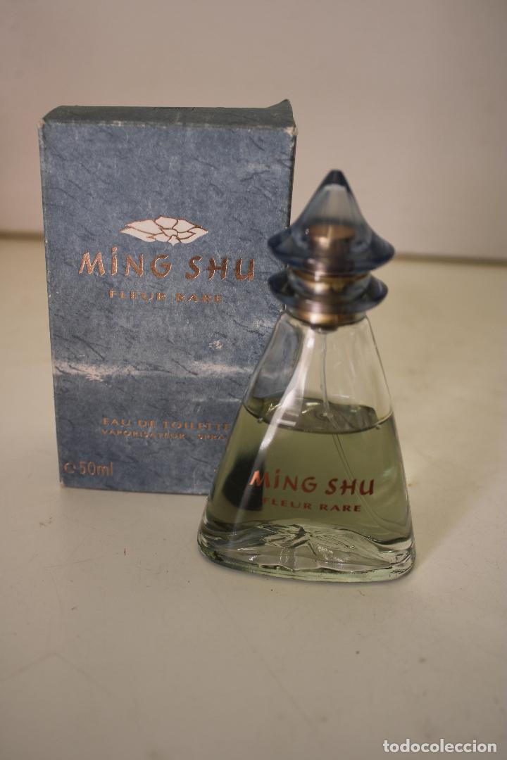 Miniaturas de perfumes antiguos: BOTELLA DE MING-SHU DE COLONIA DE IVES ROCHER DE 50ml.