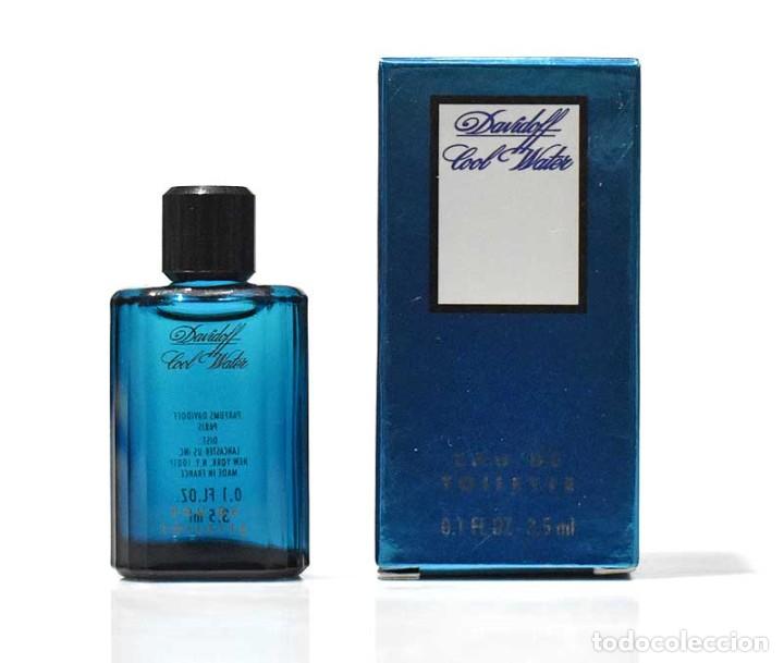 Miniaturas de perfumes antiguos: Perfume miniatura Cool Water de Davidoff 3,5ml