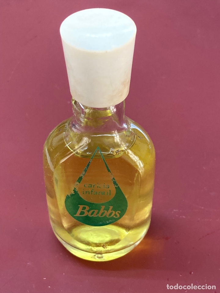 Miniaturas de perfumes antiguos: Miniatura colonia infantil Caricia Infantil Babbs