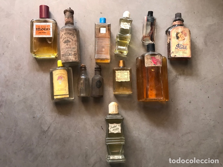 &Eacute;chantillons de parfums anciens: Lote de colonias y perfumes