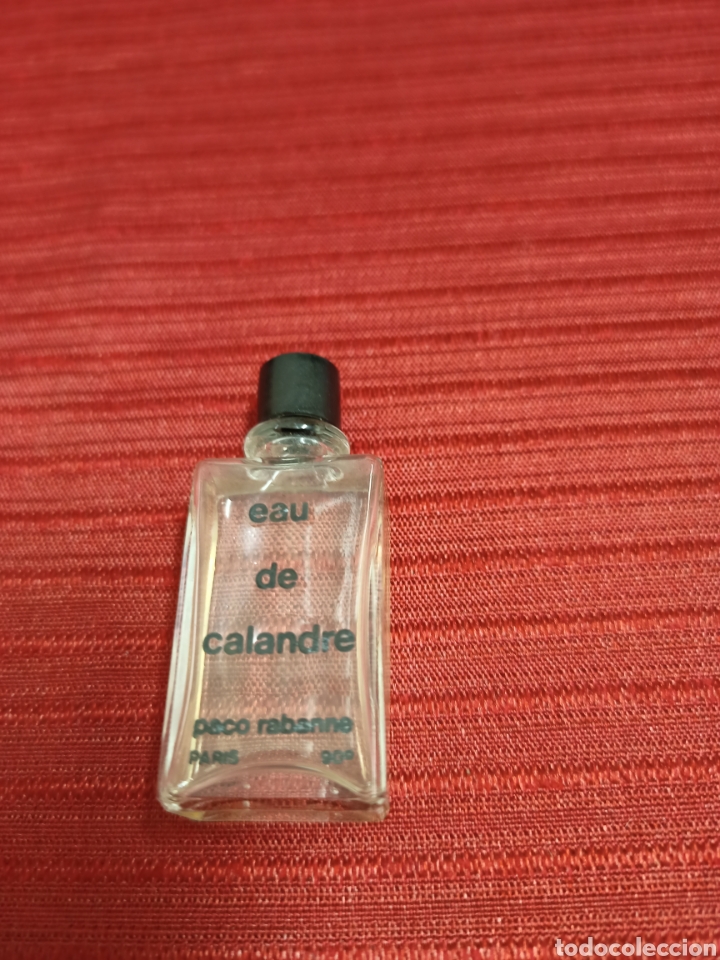 Miniaturas de perfumes antigos: Frasquito Eau de Calandra Paco Rabanne ,Par&iacute;s