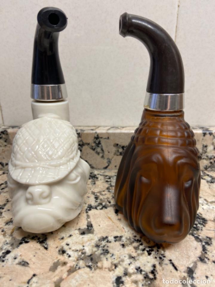 Miniaturas de perfumes antiguos: Tarro avon forma de pipa - Foto 1