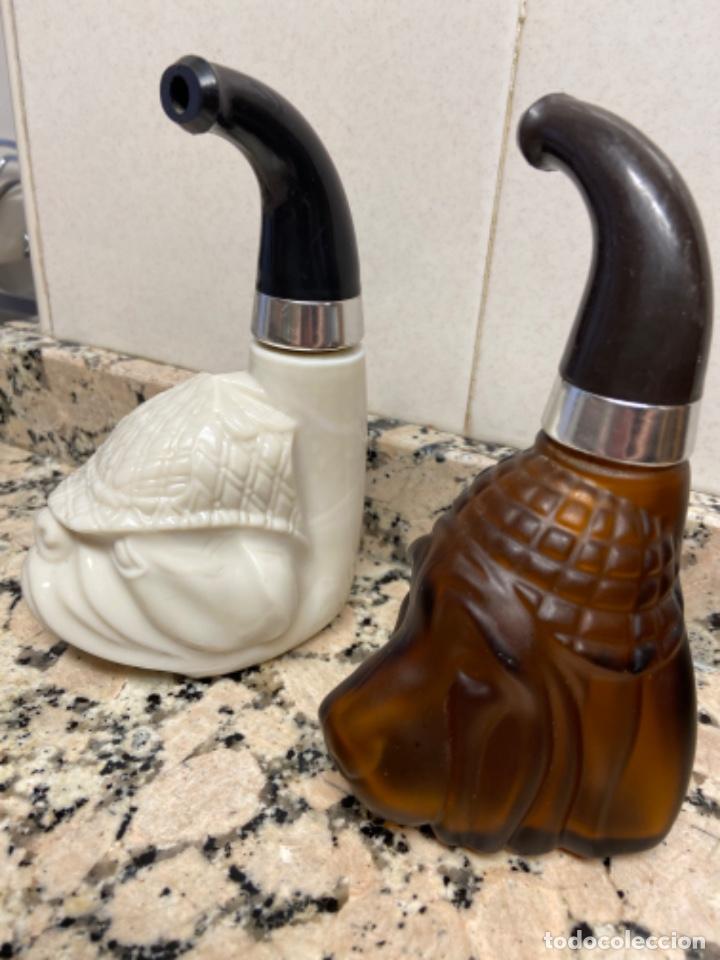 Miniaturas de perfumes antiguos: Tarro avon forma de pipa - Foto 2