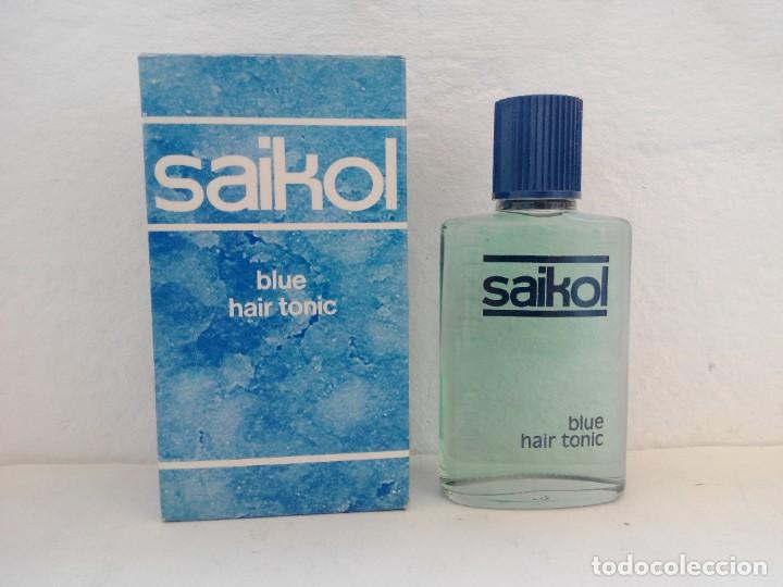 Miniatures of antique perfumes: TONICO CAPILAR SAIKOL BLUE HAIR TONIC 100 ML - A ESTRENAR