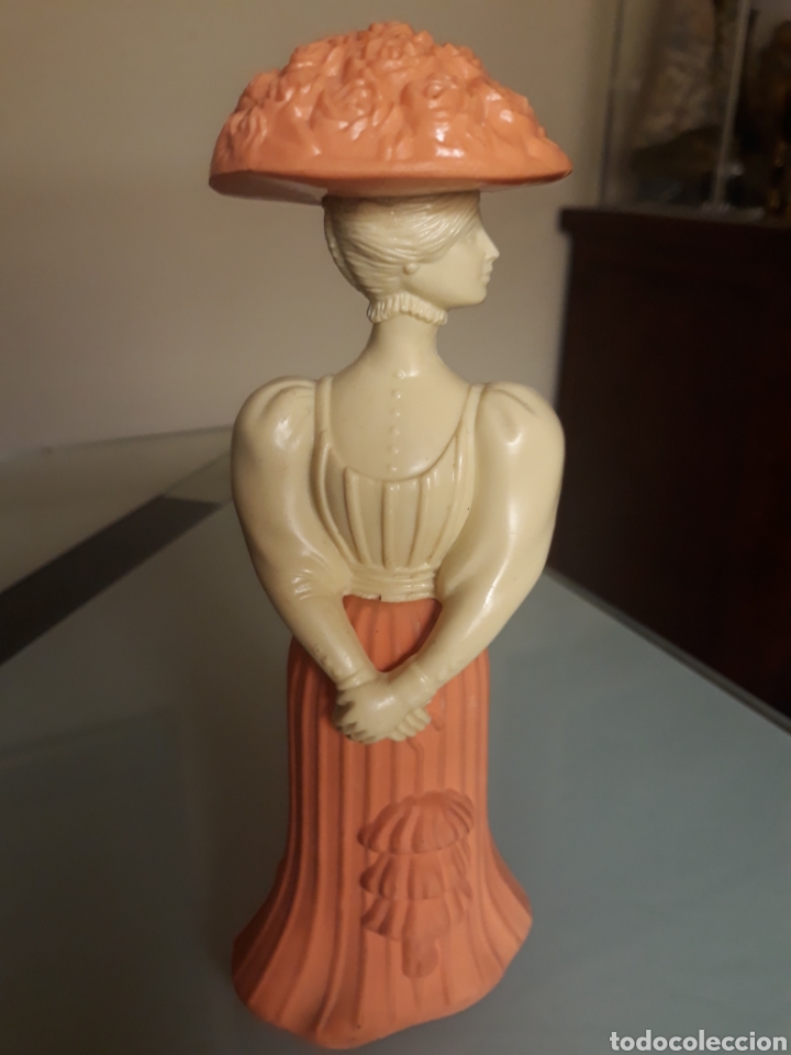 Miniatures of antique perfumes: Avon. Dama con sombrero rosa.