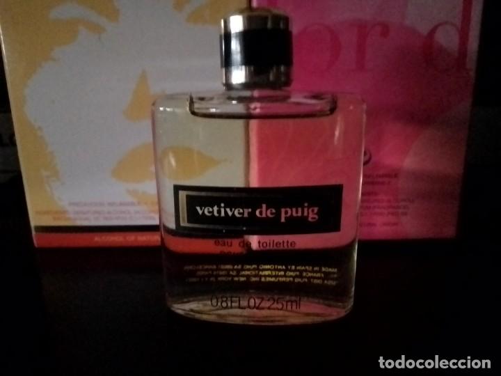 Miniatures of antique perfumes: Vetiver Puig 25 ml.