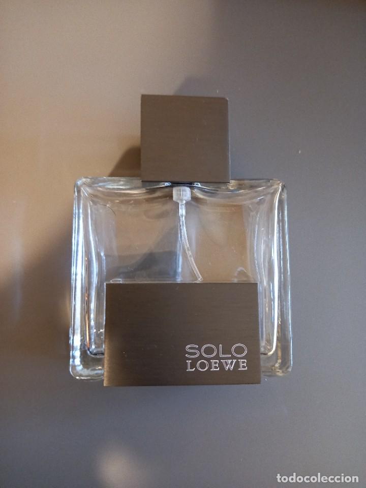 Miniatures of antique perfumes: BOTE VACIO CRISTAL COLONIA PERFUME S&Oacute;LO LOEWE EL HOMBRE TESTER FRAGANCIA FRANCES