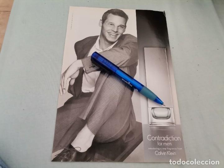 Miniatures of antique perfumes: PERFUME COLONIA HOMBRE CONTRADICTION CALVIN KLEIN ANUNCIO PUBLICIDAD REVISTA 1992