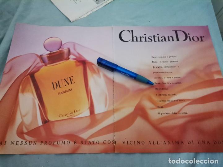 Miniatures of antique perfumes: PERFUME COLONIA DUNE CHRISTIAN DIOR ANUNCIO PUBLICIDAD REVISTA 1993
