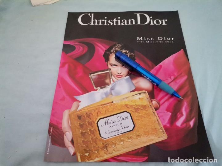 Miniatures of antique perfumes: PERFUME COLONIA MUJER MISS DIOR CHRISTIAN DIOR ANUNCIO PUBLICIDAD REVISTA 1993