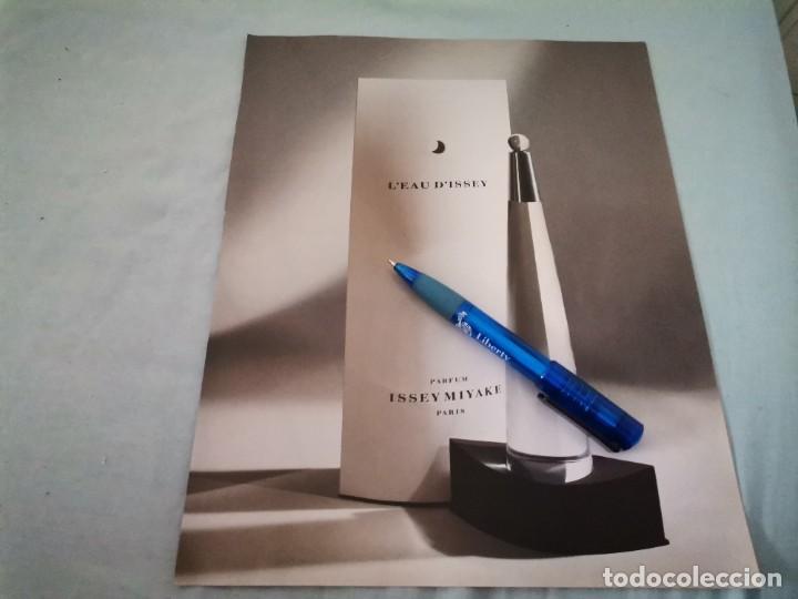 Miniaturas de perfumes antigos: PERFUME COLONIA MUJER L'EU D'ISSEY PARFUM ISSEY MIYAKE PAR&Iacute;S ANUNCIO PUBLICIDAD REVISTA 1993