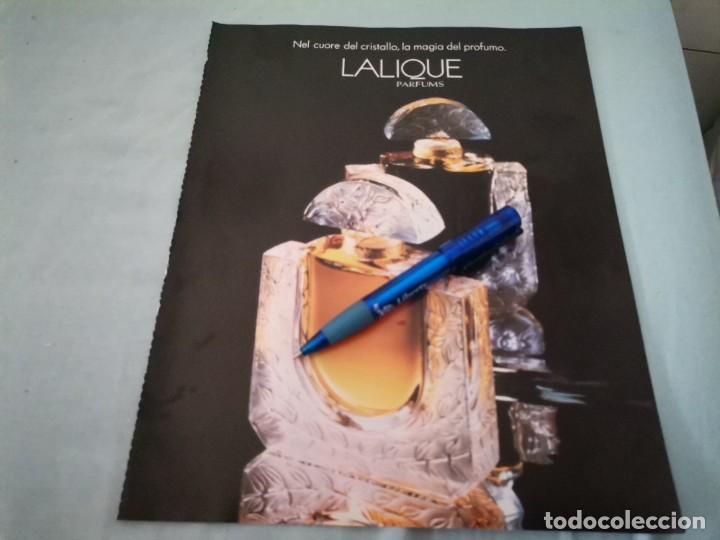 Miniaturas de perfumes antigos: PERFUME COLONIA MUJER LALIQUE ANUNCIO PUBLICIDAD REVISTA 1993