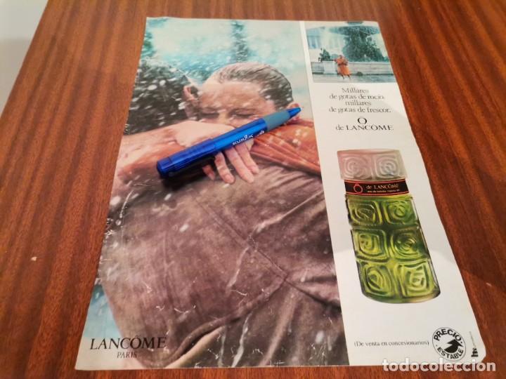 Miniaturas de perfumes antigos: PERFUME COLONIA O DE LANCOME ANUNCIO PUBLICIDAD REVISTA 1978