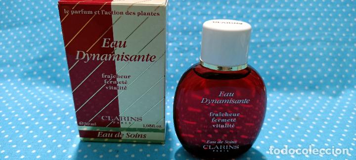 Miniaturas de perfumes antiguos: Miniatura EAU dynamisante clarines 30 ml - Foto 2