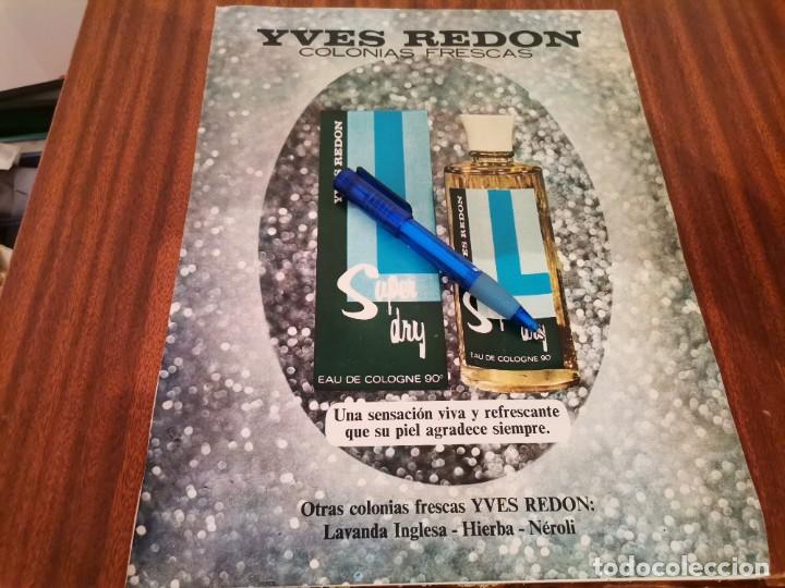 Miniaturas de perfumes antigos: PERFUME COLONIA YVES REDON ANUNCIO PUBLICIDAD REVISTA 1973