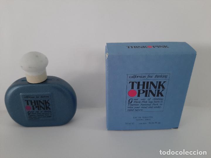 Miniaturas de perfumes antiguos: MINIATURA THINK PINK - Foto 1