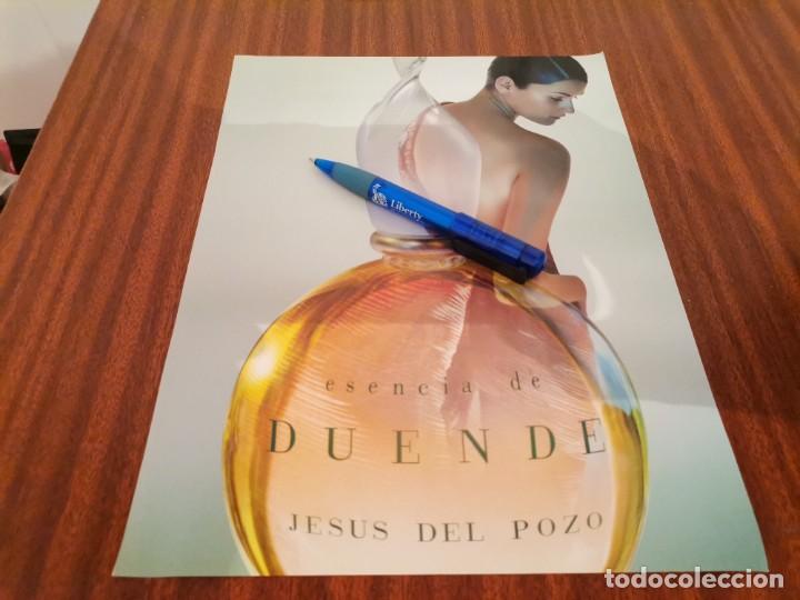 Miniaturas de perfumes antigos: ESENCIA DE DUENDE JES&Uacute;S DEL POZO PERFUME COLONIA MUJER ANUNCIO PUBLICIDAD REVISTA 2005