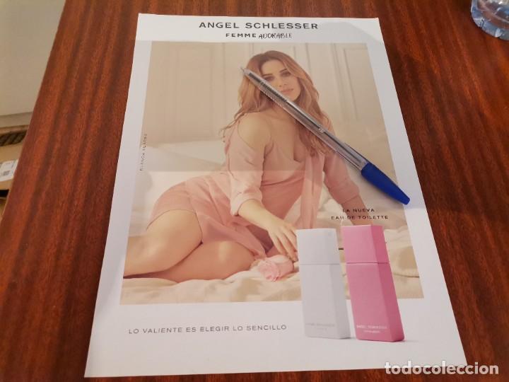 Miniaturas de perfumes antigos: PERFUME COLONIA ANGEL SCHLESSER ADORABLE ANUNCIO PUBLICIDAD REVISTA