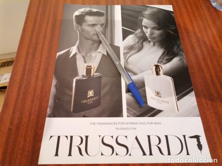 Miniaturas de perfumes antiguos: PERFUME COLONIA TRUSSARDI HOMBRE Y MUJER ANUNCIO PUBLICIDAD REVISTA