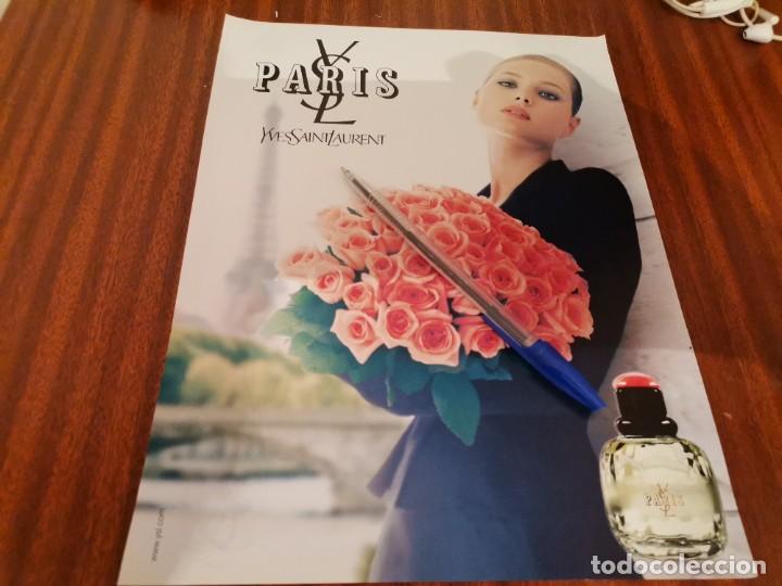 Miniaturas de perfumes antigos: PERFUME COLONIA YVES SAINT LAUREN PAR&Iacute;S MUJER ANUNCIO PUBLICIDAD REVISTA ESPECIAL PARA ENMARCAR