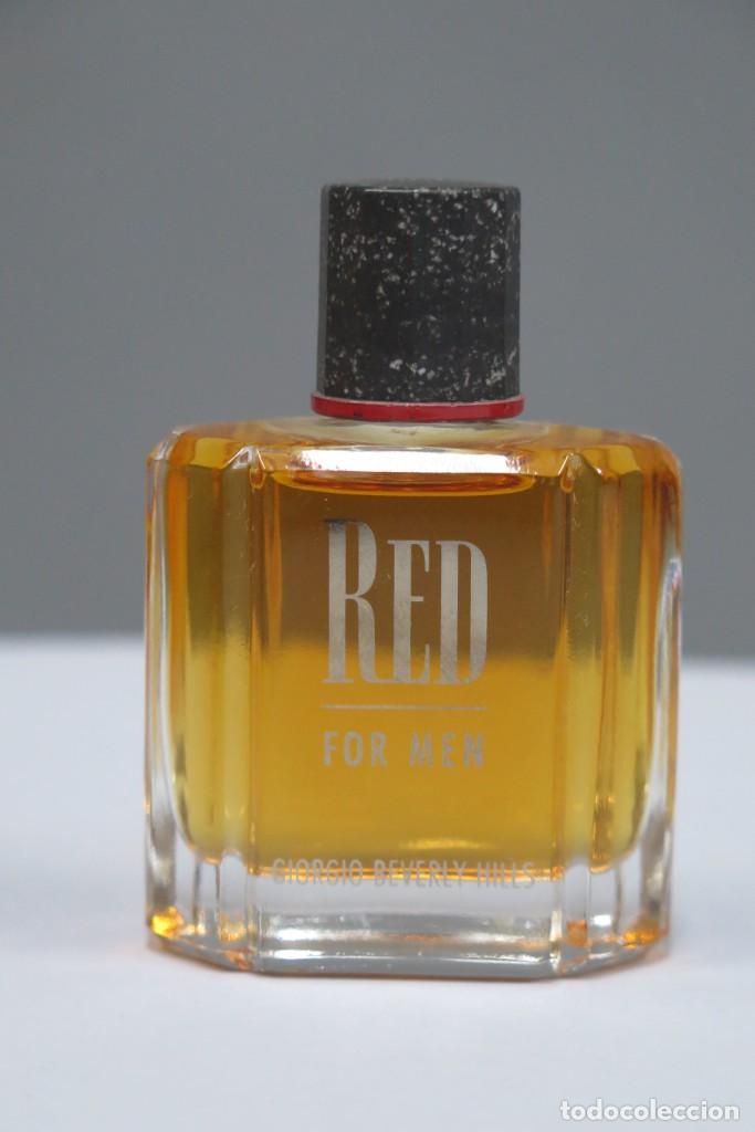 Miniaturas de perfumes antiguos: MINIATURA PERFUME. RED FOR MEN - Foto 1