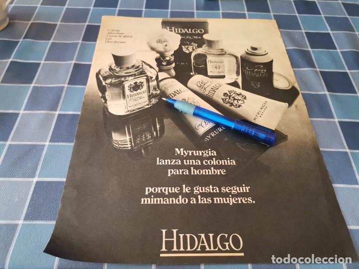 Miniaturen von alten Parf&uuml;men: PERFUME Y COMPLEMENTOS HIDALGO MIRURGIA ANUNCIO PUBLICIDAD REVISTA 1971 ESPECIAL PARA ENMARCAR