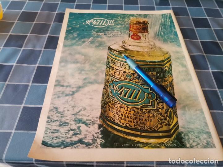 Miniaturen von alten Parf&uuml;men: PERFUME COLONIA KOLNISCH WASSER N&deg;4711 ANUNCIO PUBLICIDAD REVISTA 1971 ESPECIAL PARA ENMARCAR