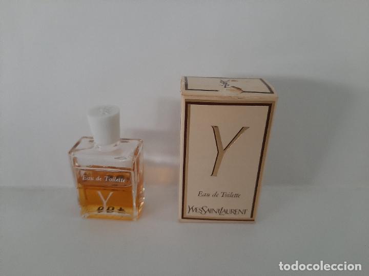 Miniaturas de perfumes antiguos: MINIATURA Y DE YSL (EDT) - Foto 1