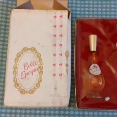 Miniaturas de perfumes antiguos: CAJA CON DOS BOTES DE PERFUME BELLE EPOQUE MONTPLET. Lote 333700703