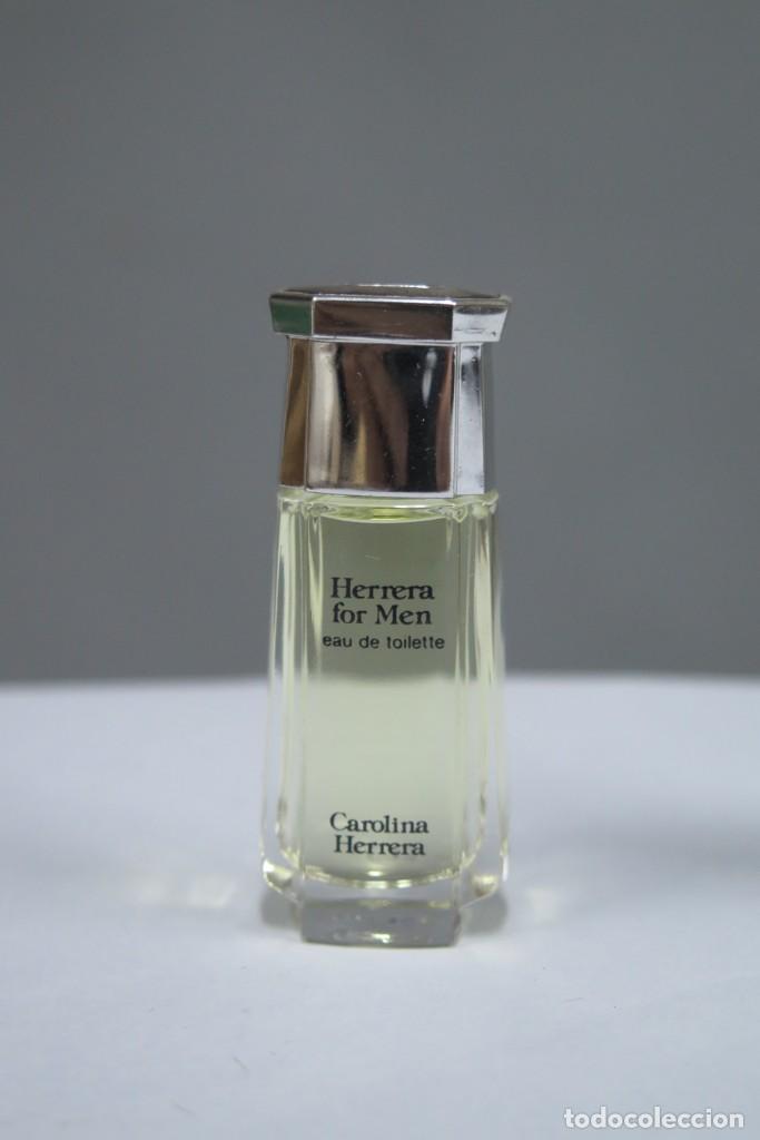 Miniaturas de perfumes antiguos: MINIATURA PERFUME. HERRERA FOR MEN - Foto 1