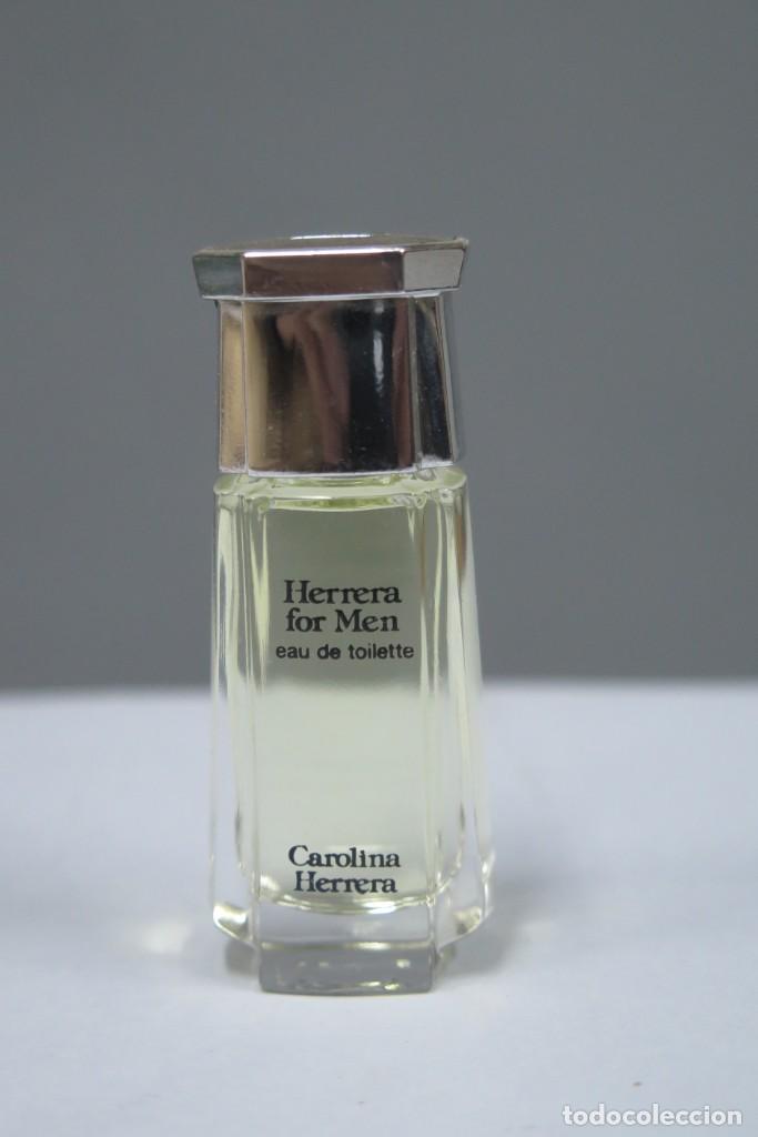 Miniaturas de perfumes antiguos: MINIATURA PERFUME. HERRERA FOR MEN - Foto 1