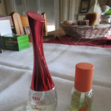 Miniaturas de perfumes antiguos: DOS BOTELLAS DE PERFUME