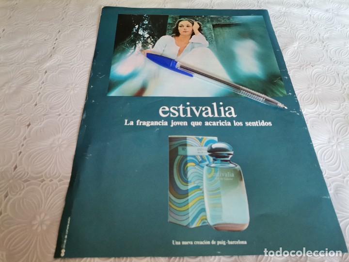 Miniaturen von alten Parf&uuml;men: ESTIVALIA DE PUIG PERFUME COLONIA MUJER REVISTA 1974