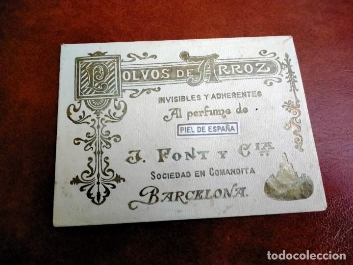 Miniaturen von alten Parf&uuml;men: sobre de polvos de arroz antiguo-barcelona