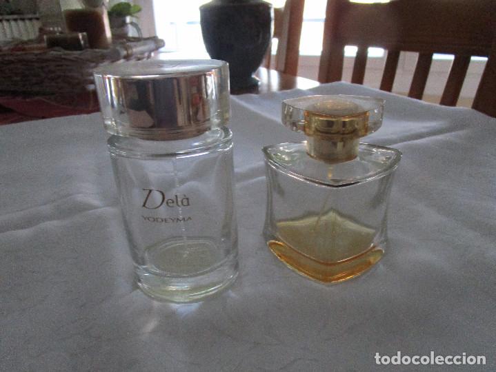 Miniaturas de perfumes antiguos: DOS FRASCOS DE PERFUMES YODEIMA - Foto 1