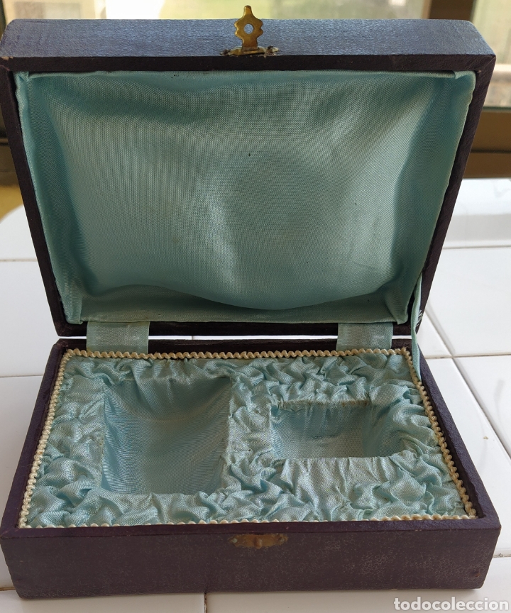 Miniaturen von alten Parf&uuml;men: CAJA ESTUCHE antigua vac&iacute;a &Uacute;NICA en Todocolecci&oacute;n, de perfume &iquest;Maderas de Oriente?, &iquest;Maja?...