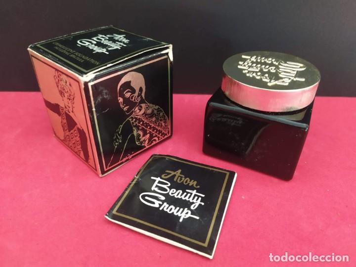 &Eacute;chantillons de parfums anciens: figura tarro frasco de cristal crema beauty group de avon a&ntilde;os 80 vintage