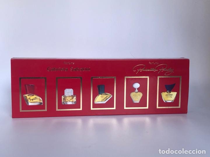 &Eacute;chantillons de parfums anciens: Miniaturas perfume Gabriela Sabatini & Priscilla Presley