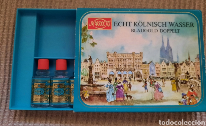 Miniaturas de perfumes antiguos: ESTUCHE CINCO MINIATURAS 4711 - Foto 2