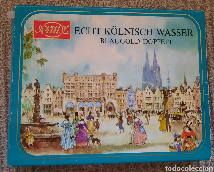 Miniaturas de perfumes antigos: ESTUCHE CINCO MINIATURAS 4711