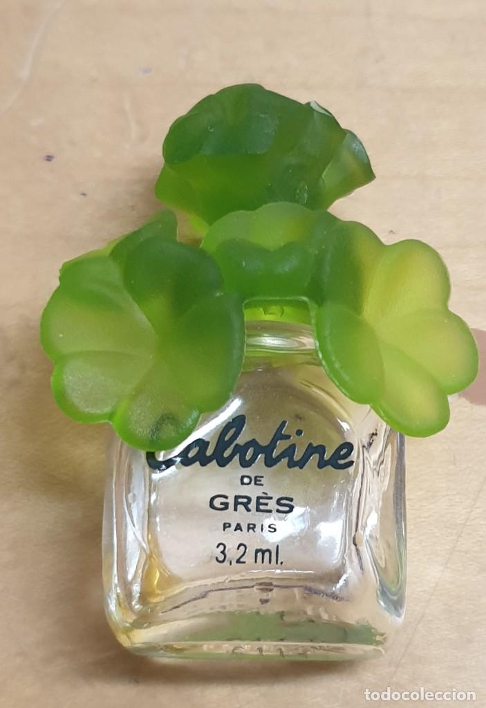 Miniaturas de perfumes antiguos: MINIATURA VAC&Iacute;A CABOTINE GRES 3,2 ML. - Foto 1